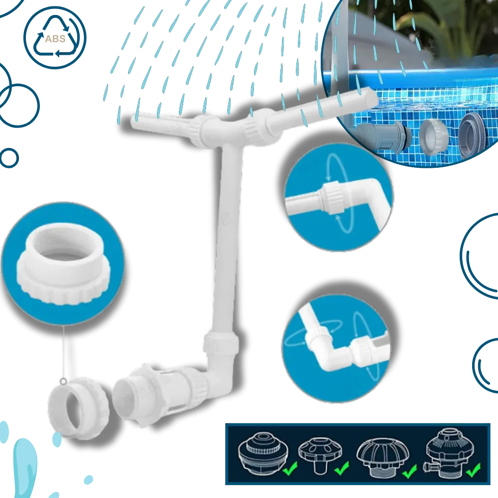 Adjustable Pool Waterfall Fountain