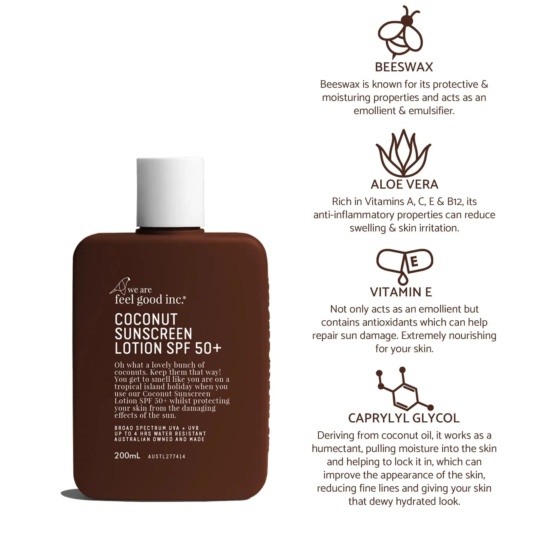 Coconut Sunscreen SPF 50 