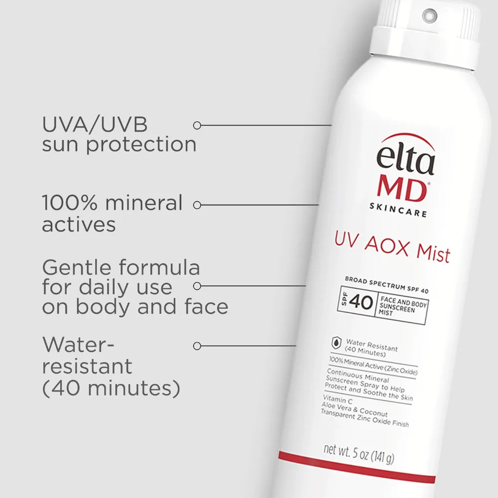 EltaMD UV AOX Mist Broad Spectrum SPF 40