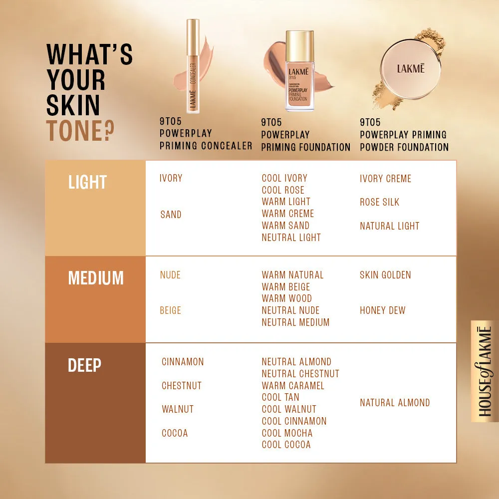 Lakmē 9to5 Powerplay Priming Foundation