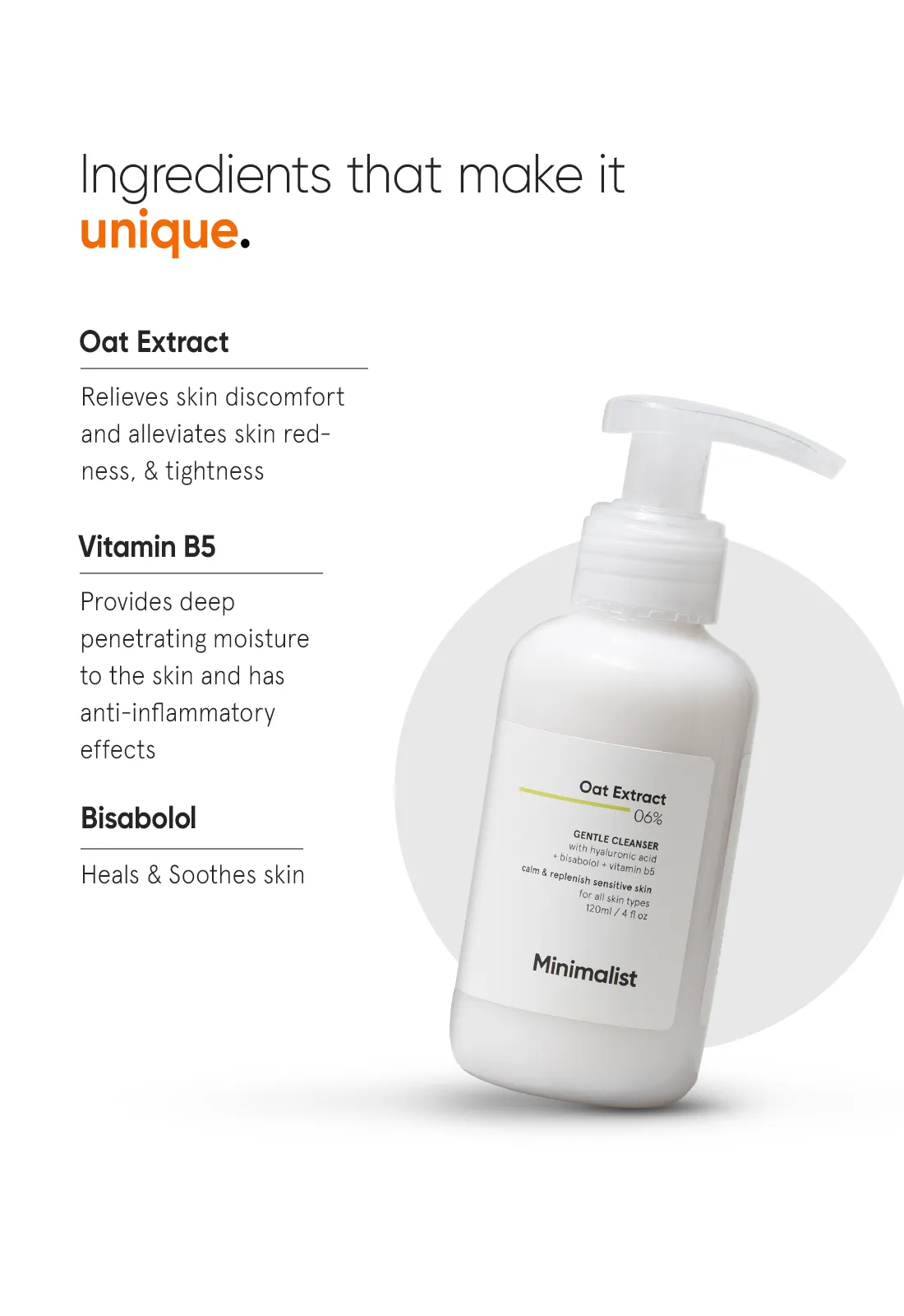 Oat Extract 6% Gentle Cleanser