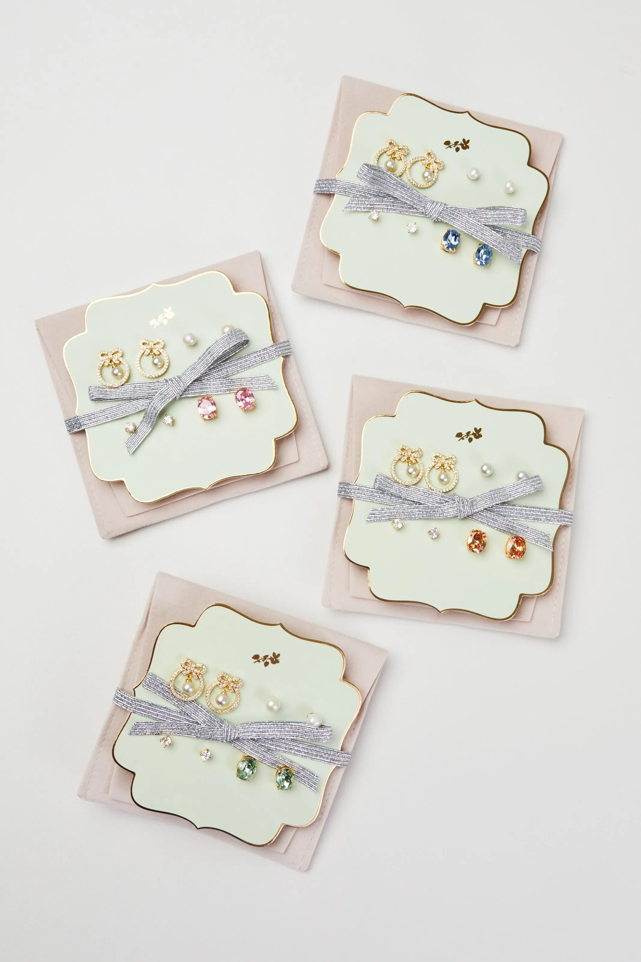 Parisian Bow Earring Set