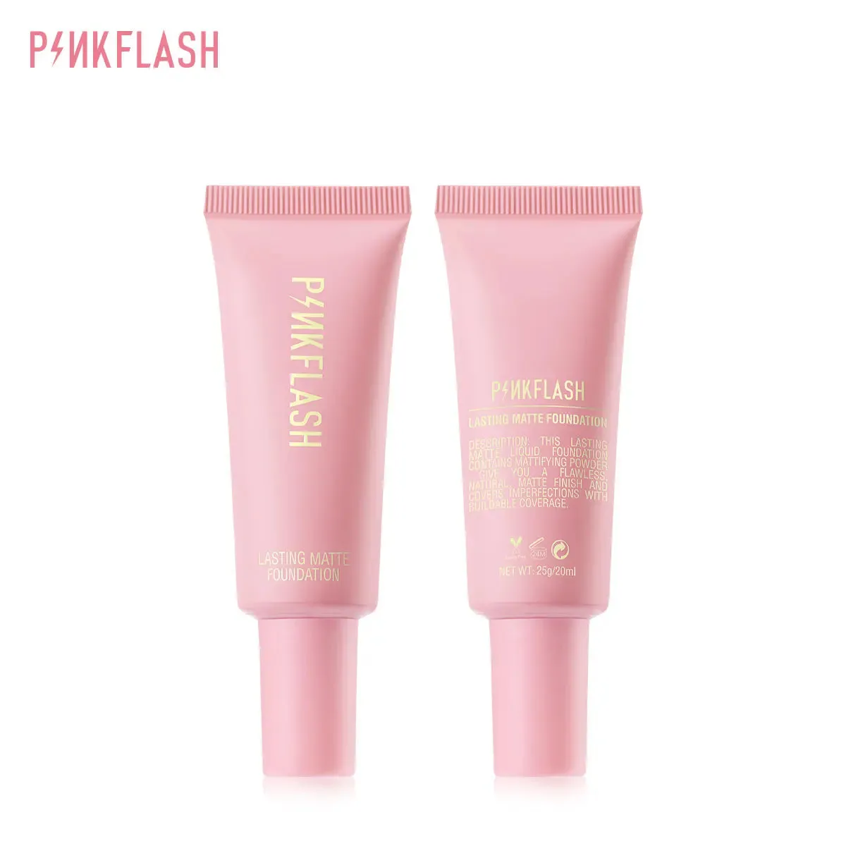 PINKFLASH Oil Control Matte Base Natural Make Up Look Foundation