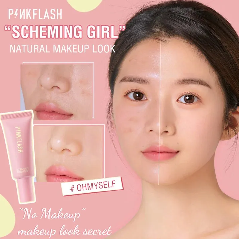 PINKFLASH Oil Control Matte Base Natural Make Up Look Foundation