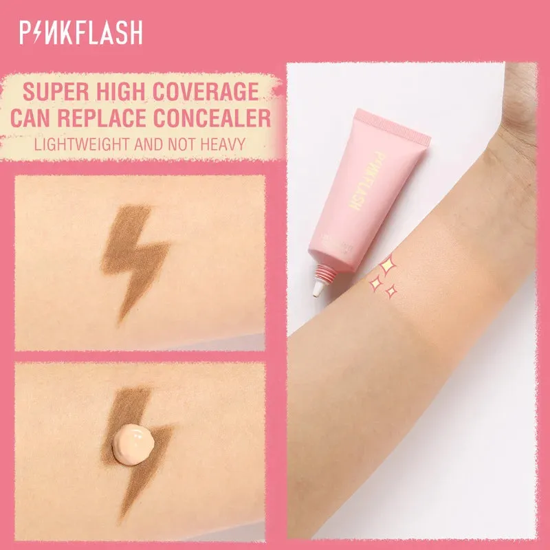 PINKFLASH Oil Control Matte Base Natural Make Up Look Foundation