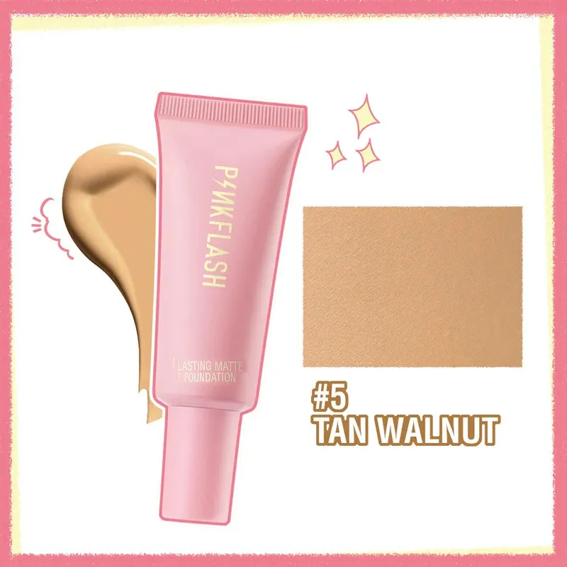 PINKFLASH Oil Control Matte Base Natural Make Up Look Foundation