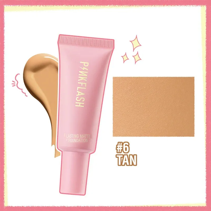 PINKFLASH Oil Control Matte Base Natural Make Up Look Foundation