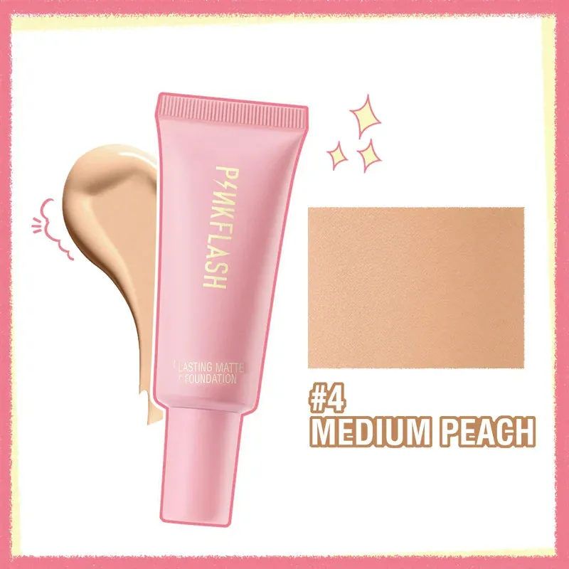 PINKFLASH Oil Control Matte Base Natural Make Up Look Foundation