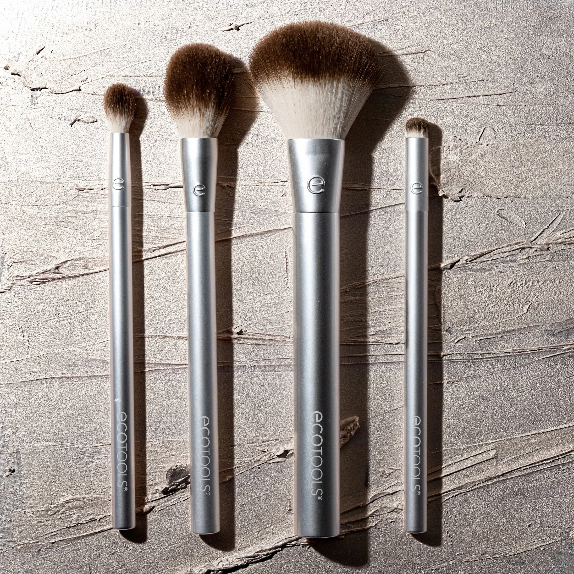 Precious Metals Cheek   Eye Highlight Makeup Brush Set