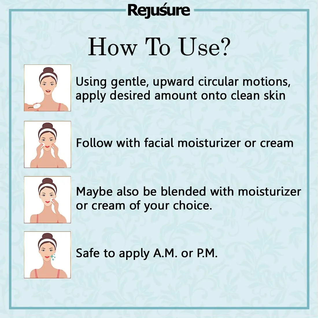 Rejusure Hyaluronic Acid Facial Serum – Advance Anti – Aging Hydration – 30 ml (Pack of 2)