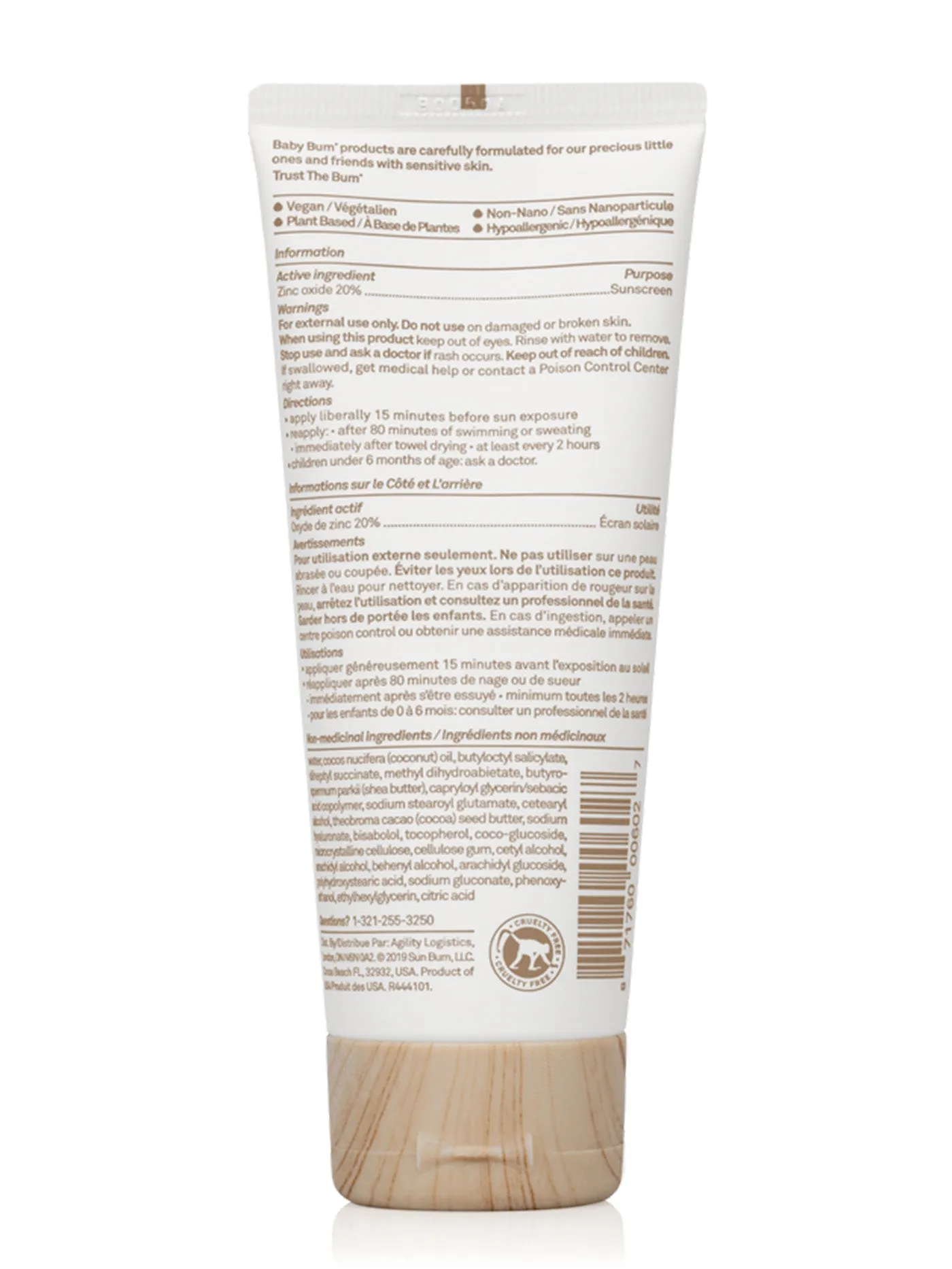 SPF 50 Baby Bum Mineral Sunscreen Lotion