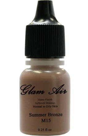 Summer Bronze Water Based Airbrush Matte foundation 0.25oz Bottle M15